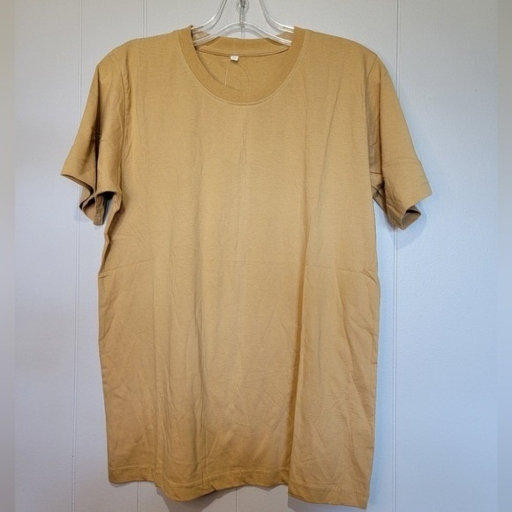 Classic Tan‎ Crew Neck Short Sleeve Tee